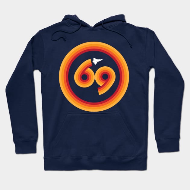 Retro 1969 Hoodie by modernistdesign